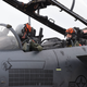 Illustration for article titled Play Fight: Lightning II, Raptor, Rafale, and Typhoon Compete For An Atlantic Trident